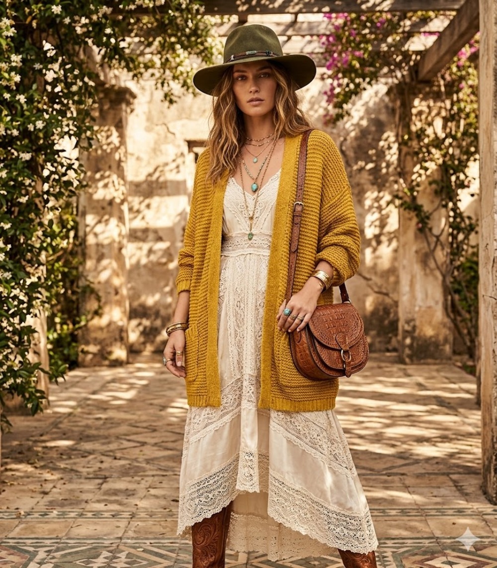 Ceny Womens Open Front Weave Knit Cardigan Drop Shoulder Mustard Yellow Size XS